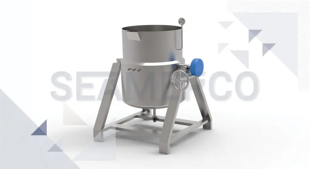 Seamerco Industrial Jacketed Cooking Kettle
