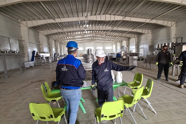 Processing equipment shown in Seamerco's Tamme Tbiyat project