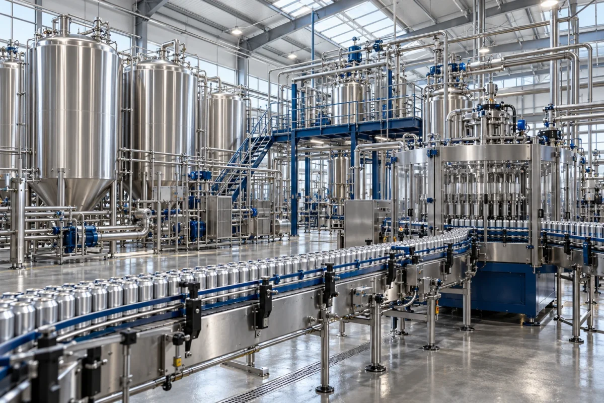 Concept visualization of factory for Seamerco; illustrative image